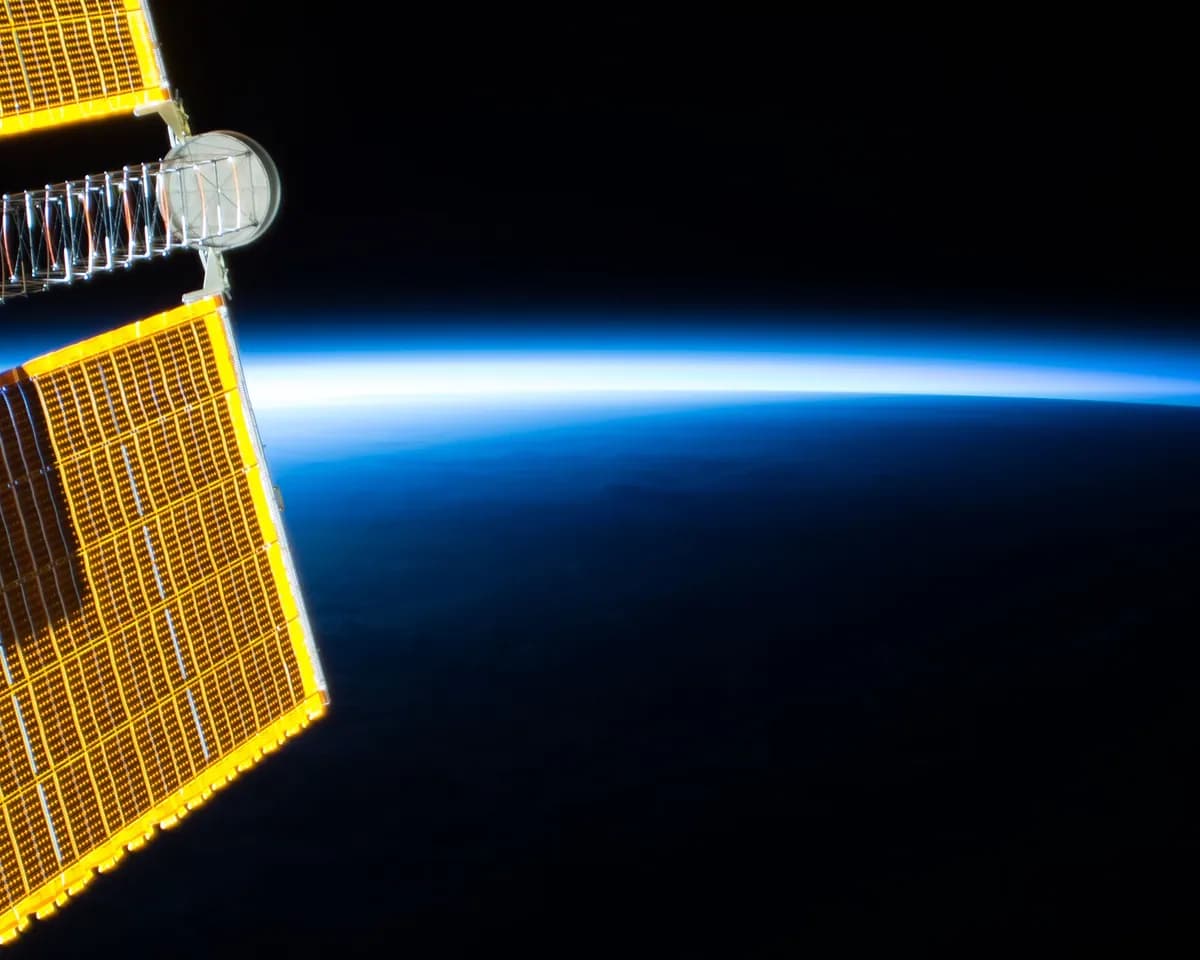 Earth from orbit